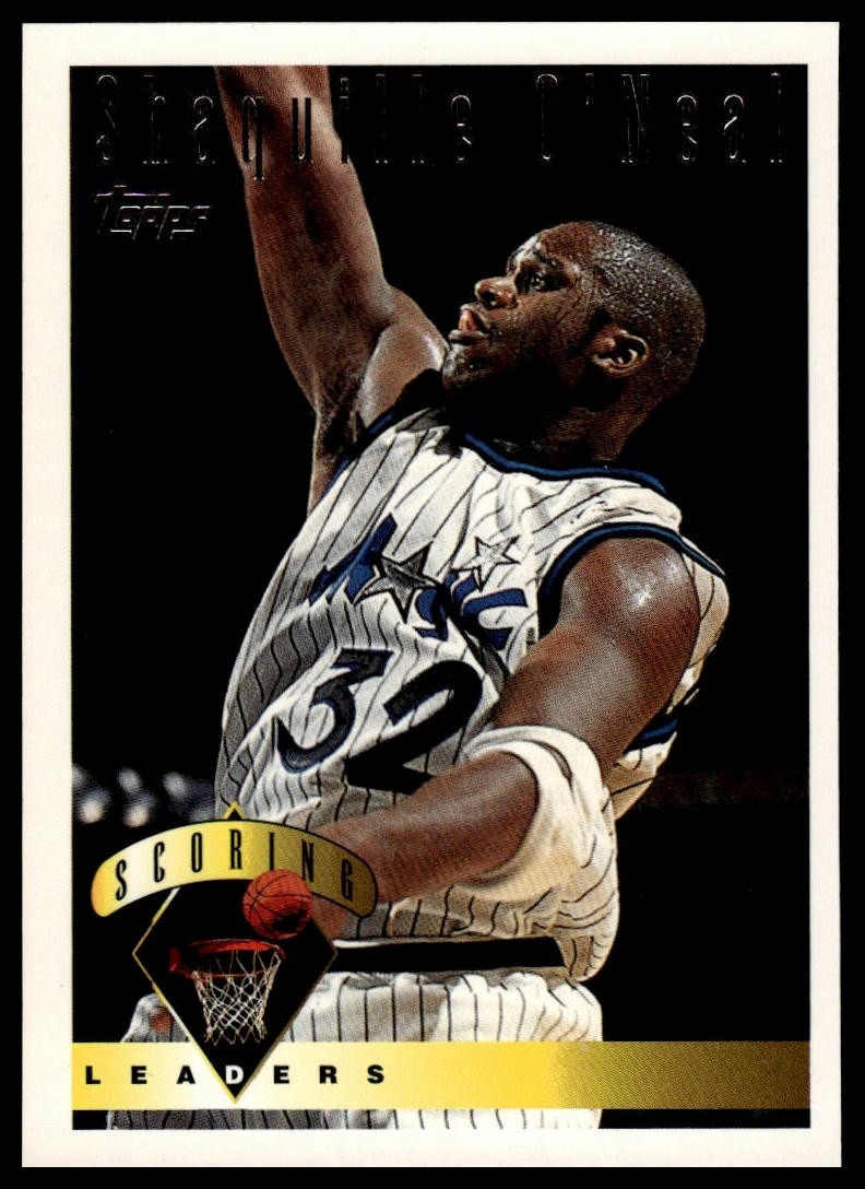 Shaquille O'Neal 1995-96 Topps #6 Orlando Magic