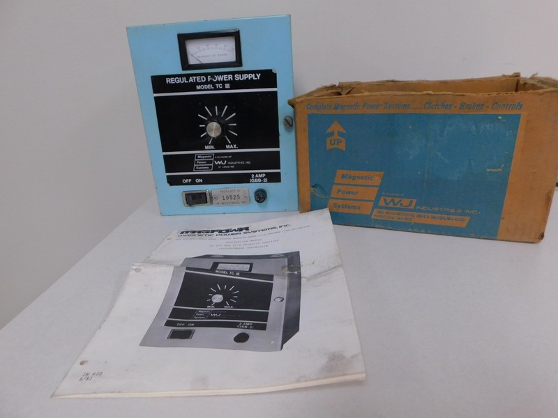 Magpower Magnetic Power Systems TC-III Regulated Power Supply 2 AMP GBB-2 Manual