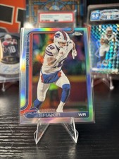 2025 Topps Chrome Khalil Shakir #32 Buffalo Bills Football 2024 Season