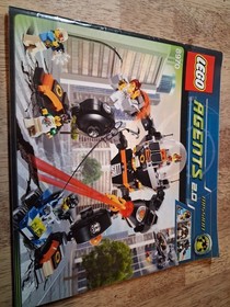 LEGO Agents 8970 Robo Attack  Instructon Manual Only GUC No Bricks