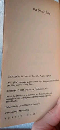 Teachers Pet 1975 By Janet Macmillan And Mitzi Sims - Imagen 4 de 4