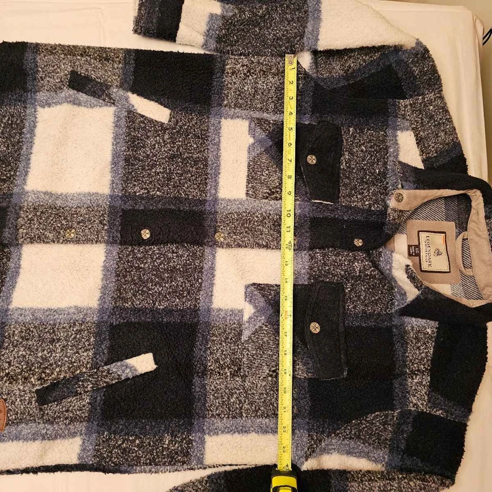 Chaqueta Camisa de Franela Forrada Sherpa a Cuadros L Whitetails Para Hombre Foto 2 de 4