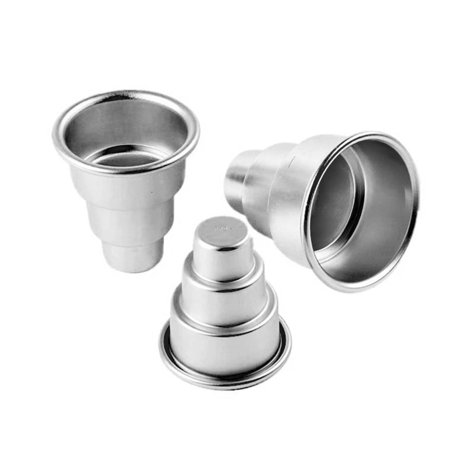 Universale Torta Stampo Cucina Multiplo Strati Antiaderente Pan S/M/L Argento - Immagine 4 di 4