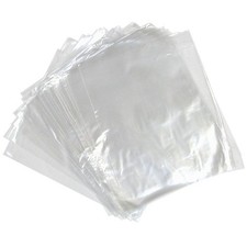 Image of clear polythene bags 12 x 15 inch 30 x 38cm 250 gauge 60 micron quantity 1000