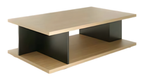 Eleganter Brauner Schwarzer Couchtisch Luxus BüRomöBel Kleiner Kaffeetisch