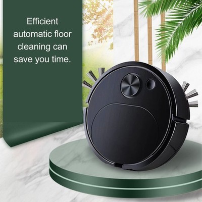 Auto Vacuum Cleaner Low Noise Rechargeable 3 In 1 Intelligent Sweeping Robot NEW