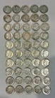 Lot of 50 lower grade 1940's Roosevelt dimes $5.00 face value 90% silver