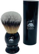 G.B.S Synthetic Shaving Brush with Travel Tube - Professional Wet Shaving Kit, V