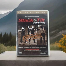 The Stack & Tilt Golf Swing DVD 4 Disc Set Mike Bennett Andy Plummer Medicus