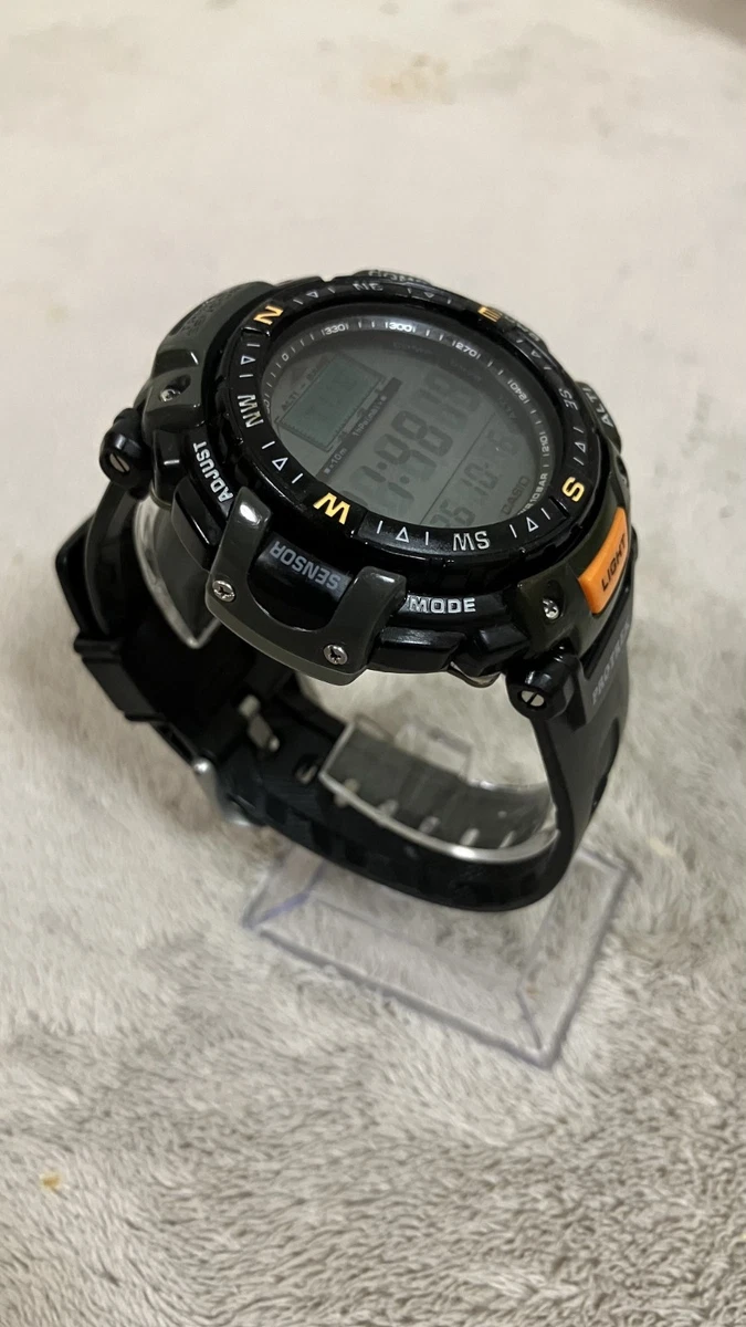 Casio PRO TREK PRG-40 Reloj Cuarzo con Triple Sensor Batería Nueva Instalada