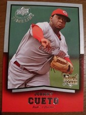 Johnny Cueto 2008 Upper Deck Timeline MLB Rookie Card #55 Excellent Condition. rookie card picture