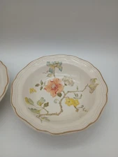 Mikasa Heritage Olde Tapestry Cereal Bowls Set Of 2 Fall Botanical 7.5"