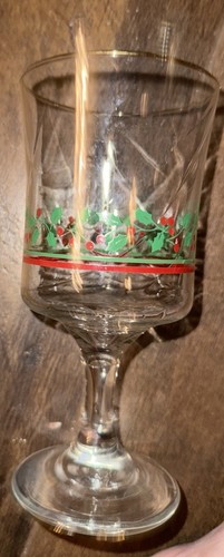 Libbey Christmas Glasses - Picture 2 of 2