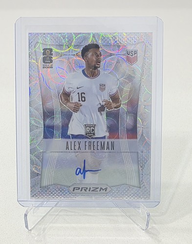 2026 Panini Prizm FIFA World Cup Alex Freeman Rookie Throwback Choice Prizm Auto