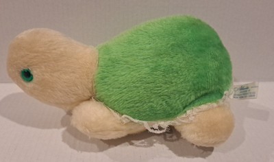 GERBER  Atlanta Novelty Plush Turtle W/Lace Stuffed Animal Plays Music Head Bobs