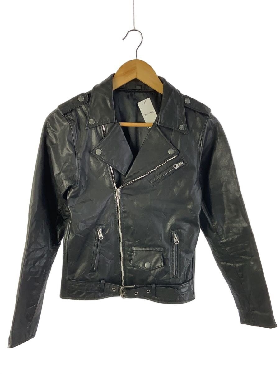 Double Riders Jacket/34/Leather/Blk 20701