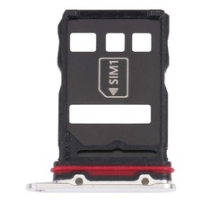 Sim Card Tray  Nm Card Tray For Huawei P50 Pro White 