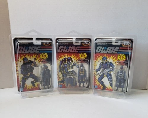 The Enemy Lot of 3 Foil Card w/Case 2007 Hasbro G.I.Joe 25th Anniversary New EX
