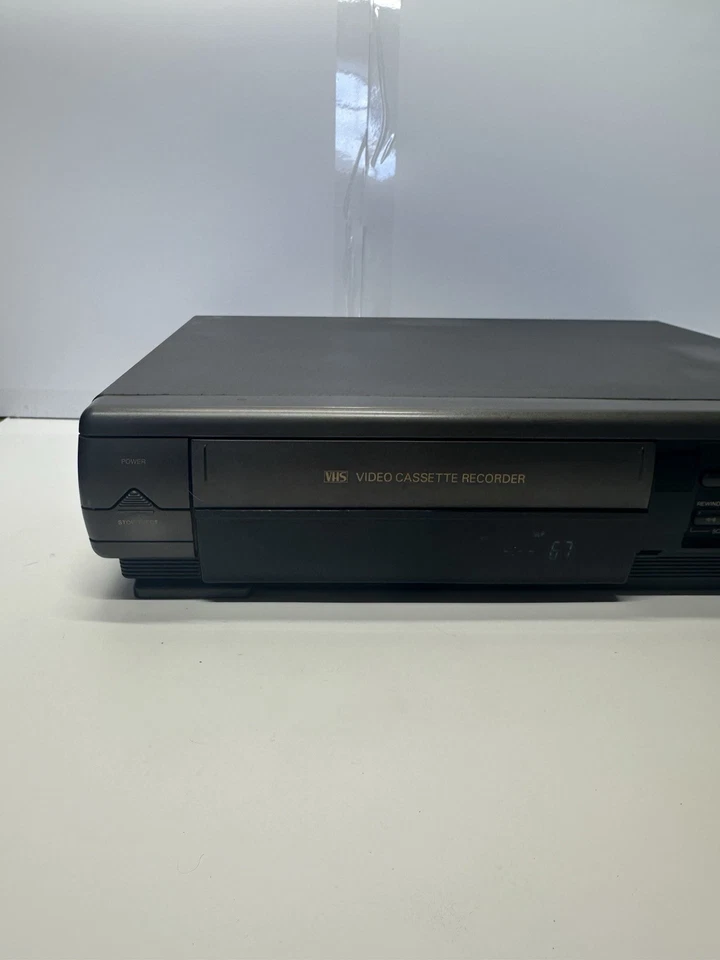 Grabadora de video casete VHS reproductor de VCR con controles de panel frontal Foto 2 de 4