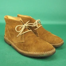 Todd Snyder Nomad Suede Desert Boot Chukka Tobacco Men Size 10 Crepe Sole Italy