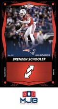 2025 UNO Elite Alt Jerseys Edition - Red Brenden Schooler #153 Patriots
