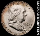 1962-D Franklin Half Dollar- Choice Gem Brilliant Uncirculated Luster #i3741