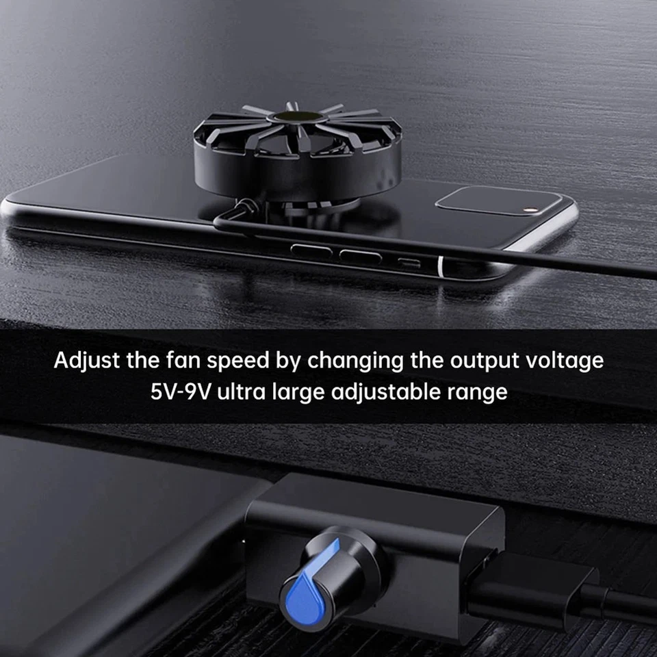 18W High USB Speed Controller DC5V 4A Adjustable Control Fan Cooler Type-C9097 - Image 3 of 4