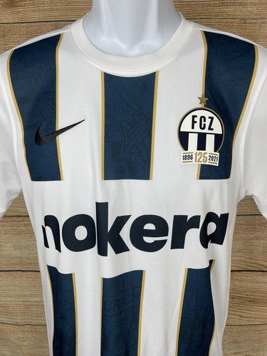 FC Zurich FCZ 125th Mens Home Nike Football Shirt Soccer Jersey Sz Small - Picture 2 of 11