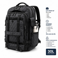 30L Travel Backpack Carry On Laptop Backpack Business Weekender Bag USB