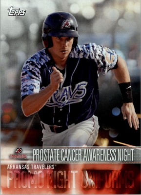 2018 Topps Pro Debut Promo Night Uniforms Prostate Cancer Aware Night Arkansas