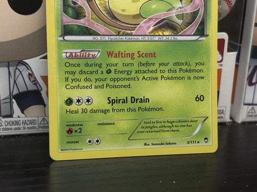Pokemon TCG Furious Fists - Victreebel #3/111 - Rare Holo Card - Picture 3 of 4