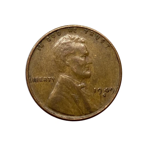 1949-S Lincoln Wheat Penny Cent - G/VG Good or Better Very Nice