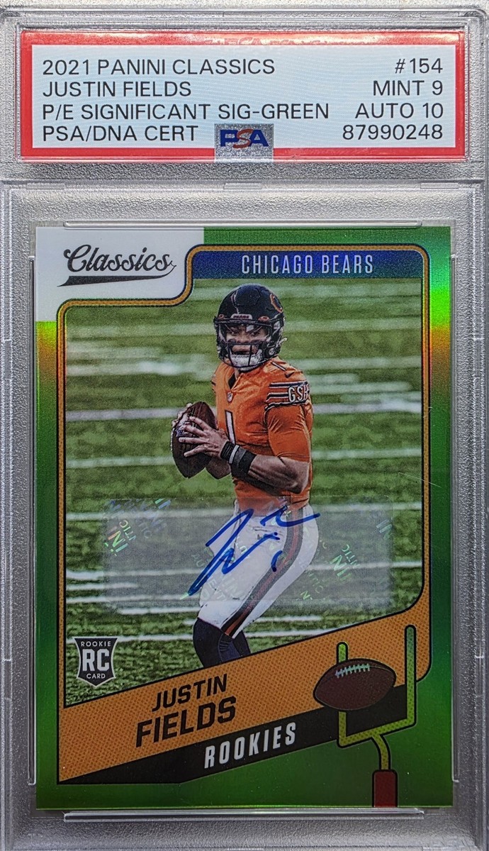 Justin Fields rated rookie サイン NFL カード Justin Fields rated rookie サイン NFL カード Justin Fields rated