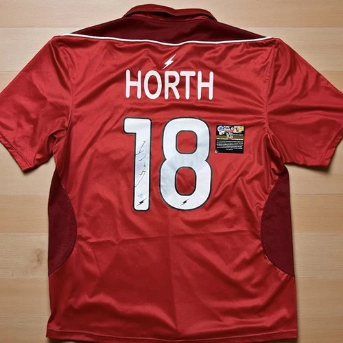 Matt Horth Signed Atlanta Silverbacks Soccer Jersey W/ COA #18