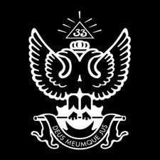 33rd Degree Scottish Rite Masonic Vinyl Decal - White 6 Inch