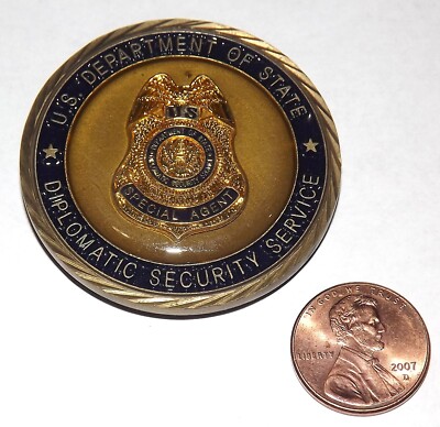 Challenge Coin - US Department of State - Diplomatic Security Service - Special