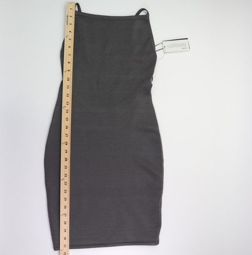 Guess Women's Jen Asphalt Gray Sleeveless Cutout Back Bodycon Mini Dress Size XS - Picture 18 of 23