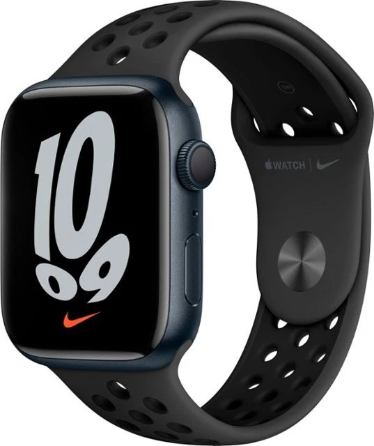 Apple Watch Nike Series 7 GPS 45mm Starlight Platinum/Black Nike