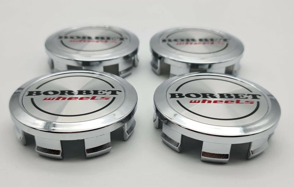 Borbet Wheels 74 mm tapa de buje tapa de buje tapa de llanta plata wheels rojo 59 mm Foto 2 de 4