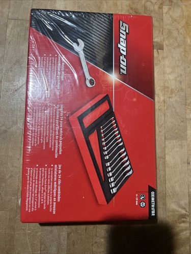 For Snap-on 6 thru 19 mm 14-pc 12-pt  Midget Combination Wrench Foam Set Red - Picture 2 of 7