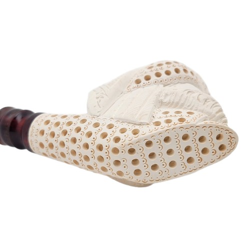 Meerschaum Hand Crafted Sultan Turban Man Türkische Pfeife - Bild 7 von 8