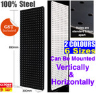 NEW Metal Peg Board pegboard Hook Panel Shed Garage Wall Workshop White Black