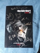 Ray Liotta And The Many Saints Of Newark Cast (11) Signed 11x17 Photo. 
