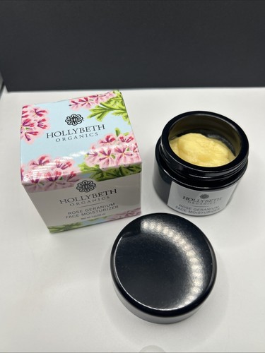 HollyBeth Organics Rose Geranium Face Moisturizer 1 Oz/30ml - BNIB - Picture 4 of 4