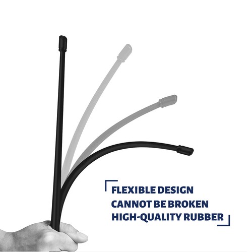 MGT 13" Rubber Radio Signal Black Antenna For Ford F150 2009-2024 Brand New - Picture 6 of 12