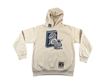 Mitchell Ness Cooperstown Collections New York Yankees Hoodie Mens Large Biege