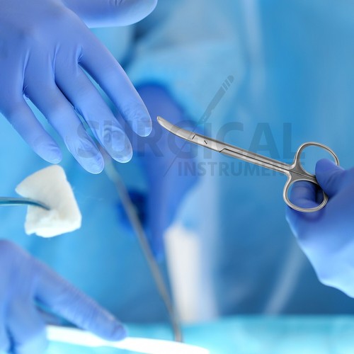SHORTBENT SUTURE Scissors Surgical & Veterinary Instruments 3.50" German Grade - Picture 4 of 11
