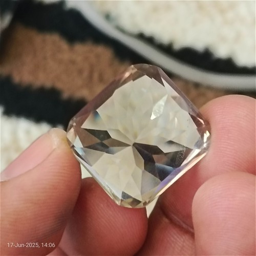 50 Carats Natural Golden Topaz Loose Gemstone for Pendant Jewelry Making - Picture 15 of 16