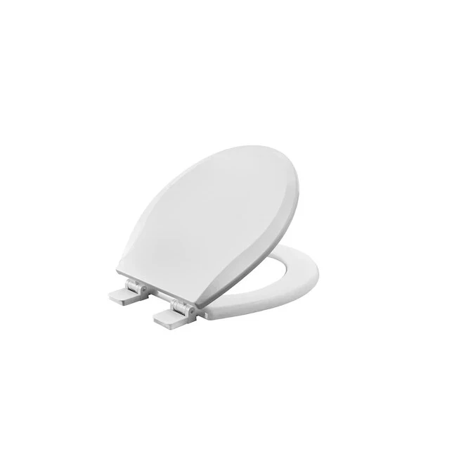 American Standard Bedminster Wood White Round Soft Close Toilet Seat - Image 2 of 4