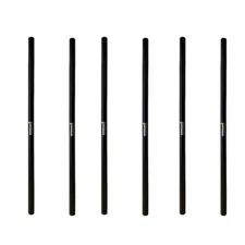 6-Pack On-Stage Poles Metal Height Subwoofer to PA Speaker Stands Shaft  3.3 ft 